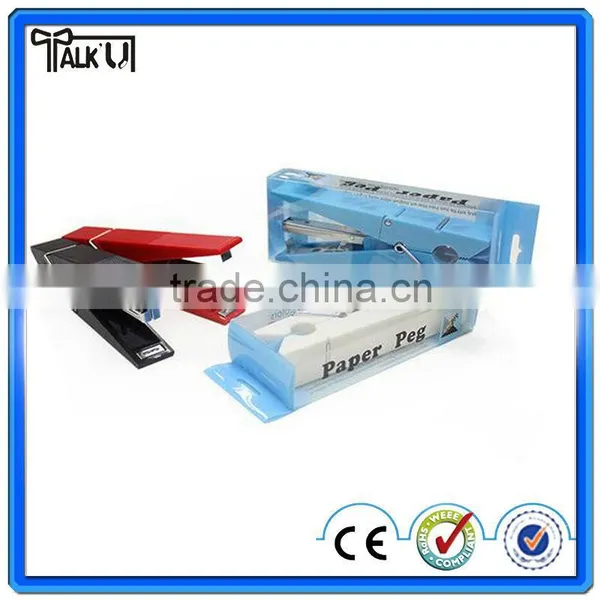 Noble Black Multifunctional Mini Office Plastic Clip Stapler/student Book Binding Stapler photo-5