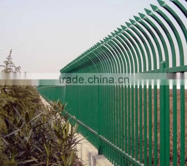 High Quality Zinc Steel Pipe Metal Fencing photo-2