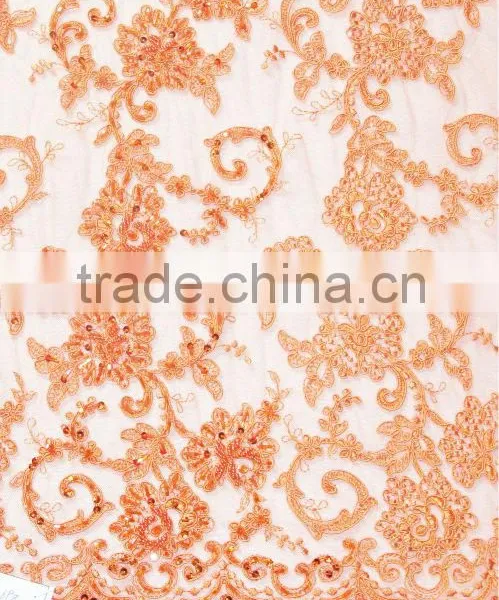 Colorful Lace With Beading and Cording