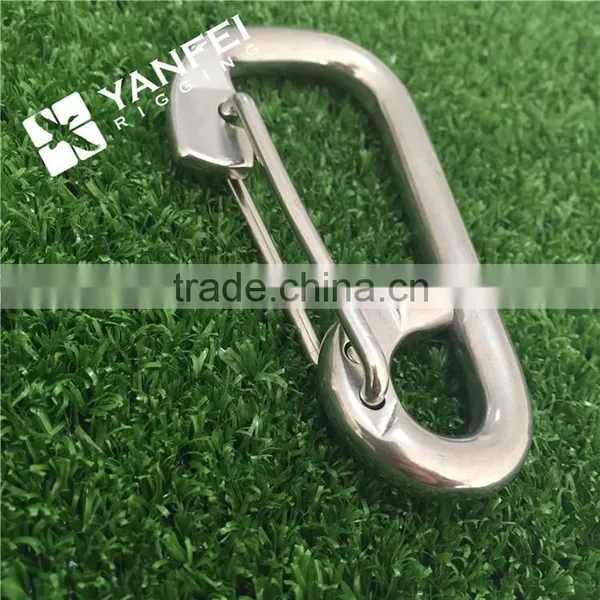 Stainless Steel Delta Simple Snap Hook With Eye photo-2
