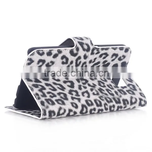 2015 the Most Fashionable Mobile Phone Accessories, Folio Pattern PU Leather Grain Flip Style Case for Smart Phone photo-4