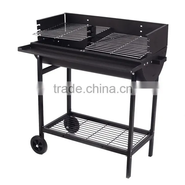 New Arrival Top Brand Park Trolley Barrel Standing Bbq Grill
