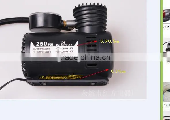 DC 12V Mini Portable Air Compressor for Car Used photo-3