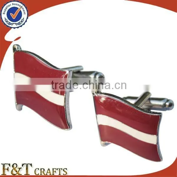 Custom Round Metal Blank Cufflinks With Your Own Logo Added photo-6