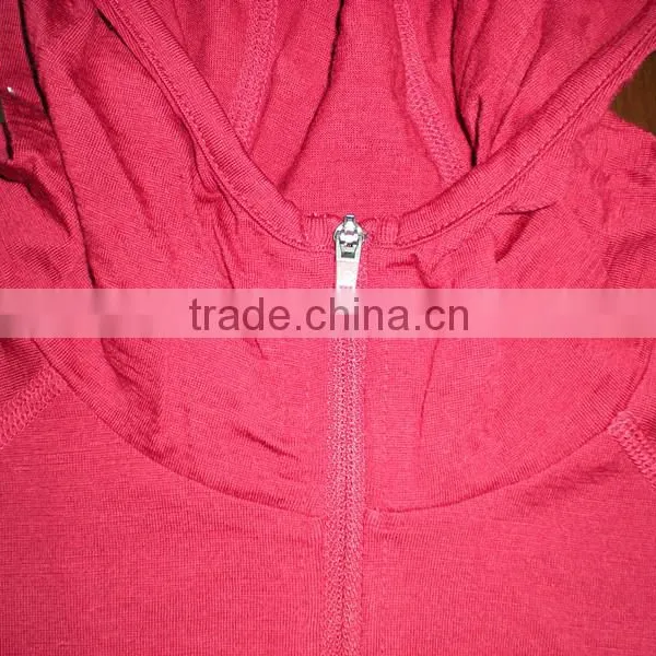 2016 Spring New Design Merino Wool Hooded Running Wear photo-3