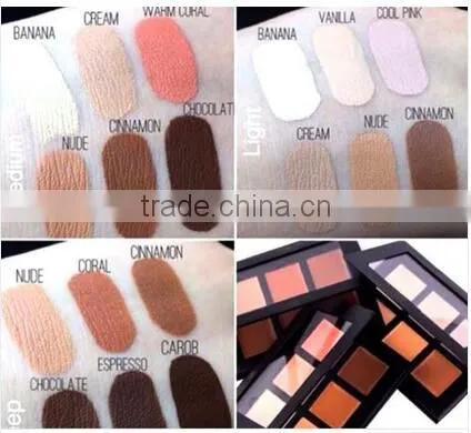 Cream Kit Makeup Face Nudes CONTOUR KIT Face Concealer Pro Longwear Concealer Bronzers & Highlighter photo-3
