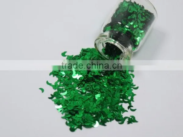 3mm Green Moon Sequins photo-2