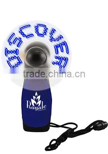 Light-up Plastic Portable Message Fan