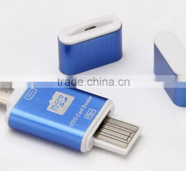 Aluminium Alloy Micro USB OTG Smart Card Reader photo-3