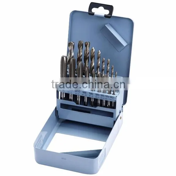 Household & Industry Tool Kit Tap and Drill Set for Creating Internal Screw Threads 18 Pieces photo-3