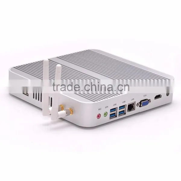 Fanless Mini PC X86 Architecture Intel Core i5 Gaming Computer Low Power PC Core I5-4200U CPU Barebone System WiFi Windows photo-4