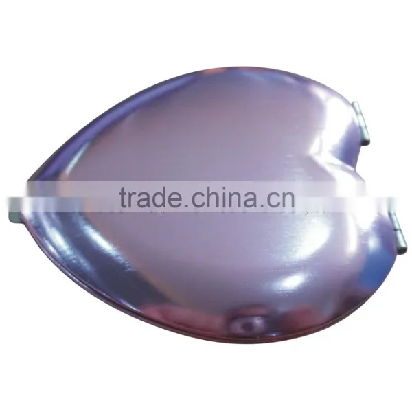Hot Printing Heart Shape Custom Fashion Aluminum Cosmetic Mirror Quality Choice photo-2