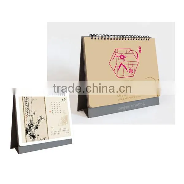 Exquisite Cloth Frame Openwork Carving Desk Calendar photo-6