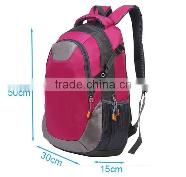 Peach Color Travel Camping Girls Backpack Bags BB011 photo-2