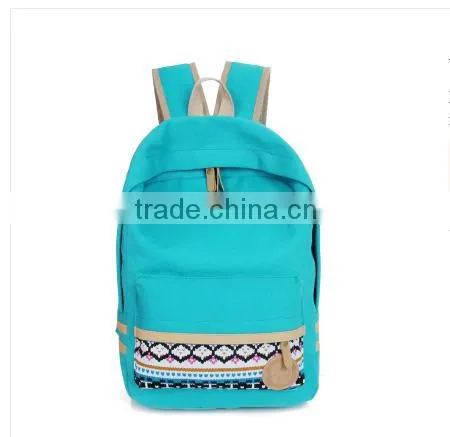 Custom Backpack Colorful Travel Casual Canvas Backpack Bag photo-6