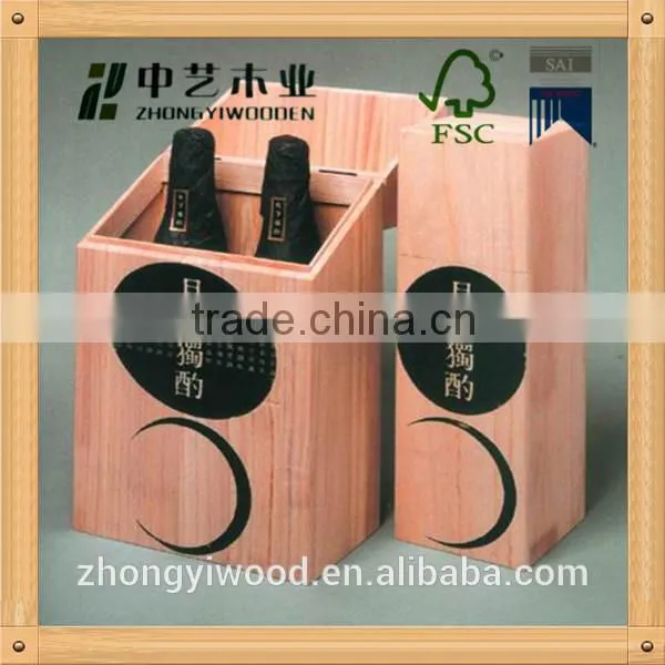 Trade Assurance Hot Sale High Quality Customized Wooden Wine Box Made in China photo-4