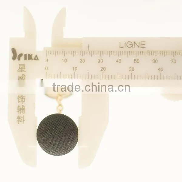 Cloth Covered Button With Metal Shank for Decoration photo-3