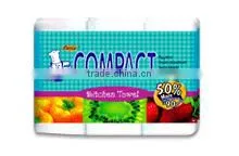 Cutie Compact Kitchen Towel ~ 90s x 6rolls