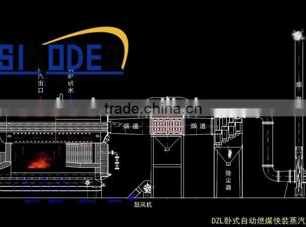 Supply Gas/Diesel Oil Fired Steam Boiler,Electric Heating Full Automatic Steam Boiler/ Steam Boiler -SINODER photo-6