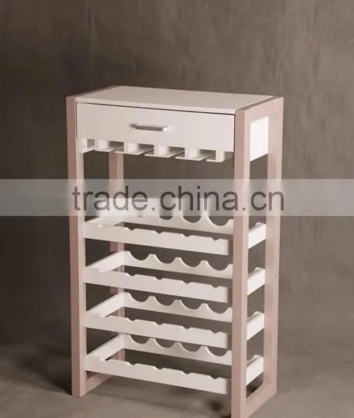 Wood Wine Rack and Wood Plate Display Rack