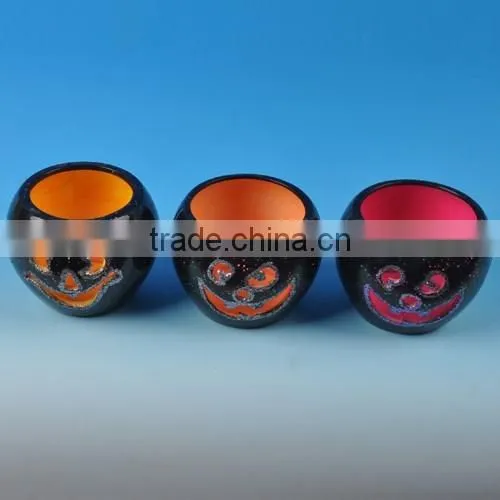 High Quality Halloween Gifth Ceramic Candle Holder photo-4