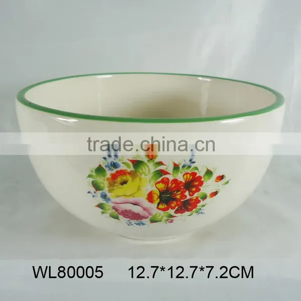 Modern Design,decorative Ceramic Bowls With Red Dot Painting photo-4