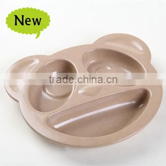 Organic Material Custom Design Panda Shape Kids Tableware Set Quality Choice photo-6