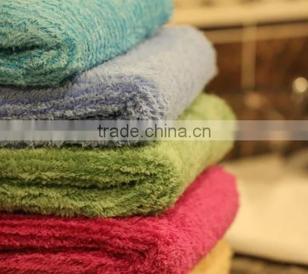 Antibacterial Plush Microfiber Stripe Beach Towels photo-2