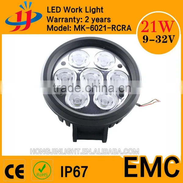 Factory Price 21w Led Light Work Light Led Works Lamp With CE, RoHs, IP67 Supplier's Choice