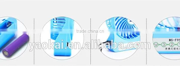 Plastic Air Battery Power Portable Cooling Travel Handheld Usb Small Mini Rechargeable Fan photo-6