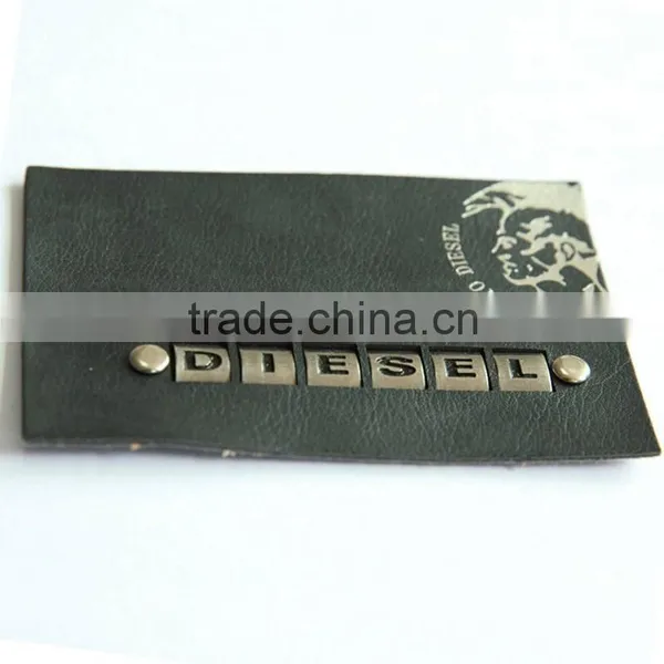 Fashion Metal Leather Label photo-3