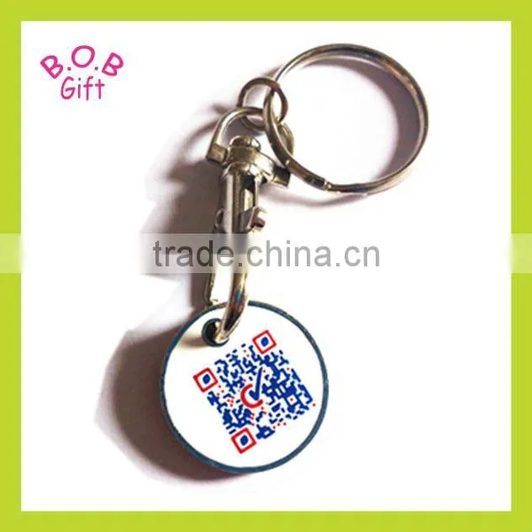 2013 Fashion Metal Oem Laser Keychain