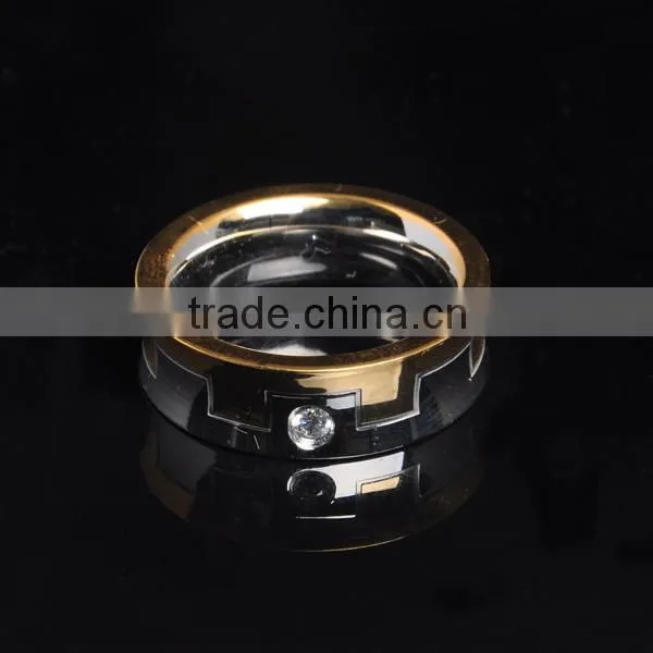 New Design Cubic Zirconia Gemstone Men's Rings/925 Silver Ring, Gay Men Ring photo-2