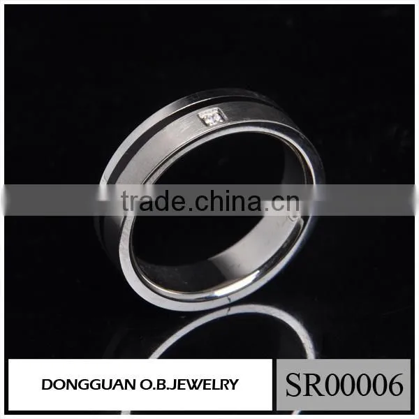 European American Rings Design Stainless Steel Gold And Silver Finger Men's Ring photo-3