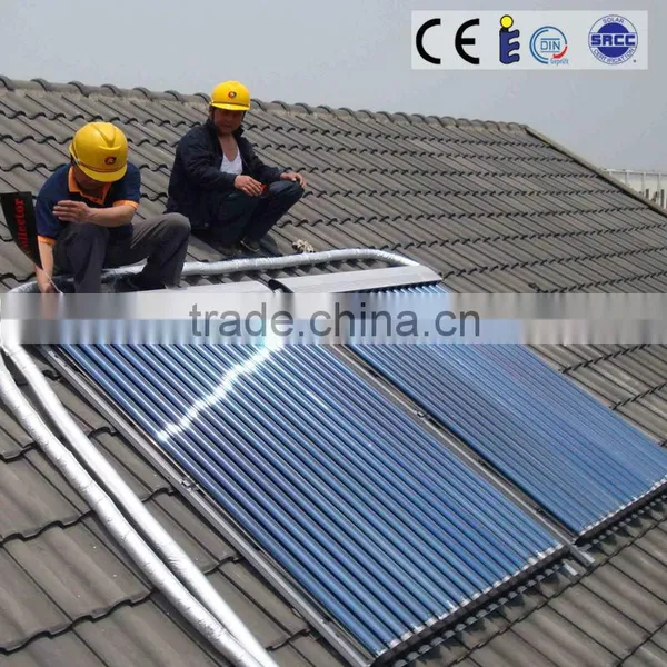 Anti-freezing Heat Pipe Vacuum Solar Collector China, SRCC,SOLAR KEYMARK Approved photo-3