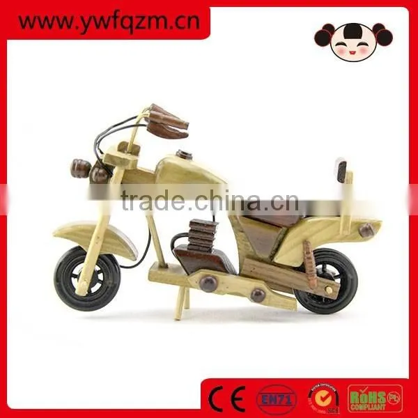 Home Decoration Wooden Crafts Motorcycle Toys photo-3