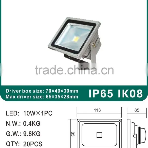 Aluminum Die Casting Led Flood Lighting Housing 10W-50W