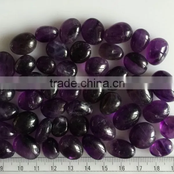 Natural Amethyst Quartz Tumble Purple Lot Translucent Opaque Untreated Loose Gemstone photo-2