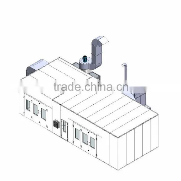 JF Outdoor Spray Booth Pressurized Spray Booth Water Curtain Spray Booth photo-6