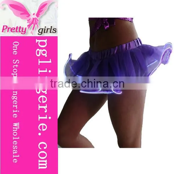 Latest Dress Designs Tutu Skirt Red Led Short Tutu Mini Skirt Retro Ballet Wrap Tutu Skirt photo-6