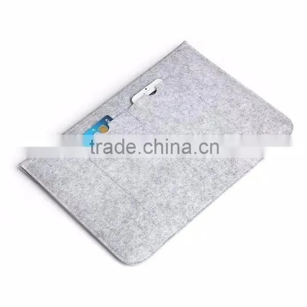 New For Macbook Wool Felt Laptop Sleeve 15inch Laptop Bag, 2016 Trending Product photo-6