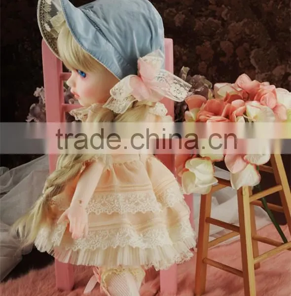 Hot Selling Long Blonde Braid Wavy Doll Wigs for 1/3 BJD Dolls photo-3