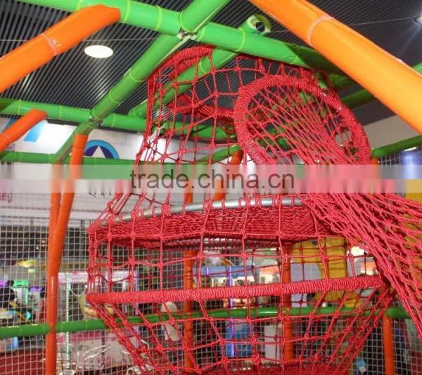 Indoor Jungle Gym Playground, Challenging Equipment Climbing Nets photo-6