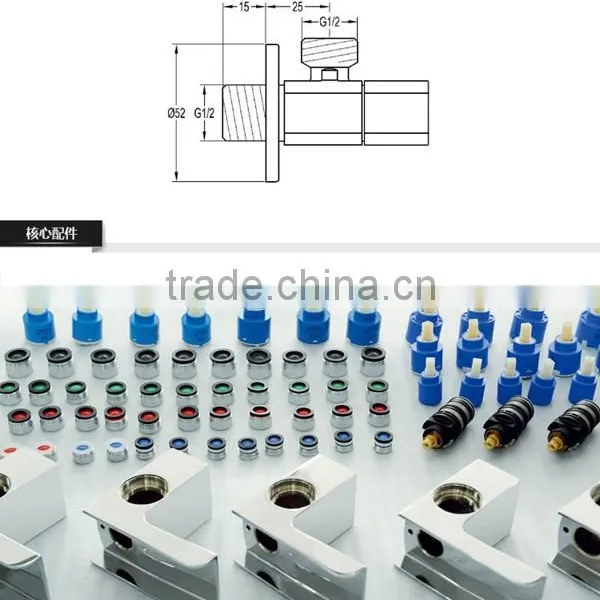 2014 Hot Sale Chrome Plated Polishing Brass Angle Valve photo-2