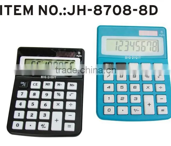 New Design Solar&battery Power Desktop Electronic Calculator photo-2