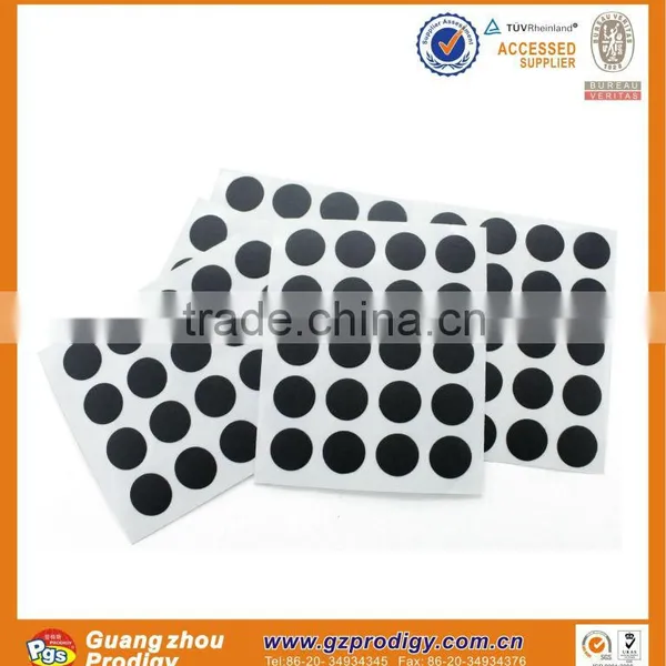 Black Adheisve Screw Cover Sticky Screw Cap PVC Furniture Cover photo-4