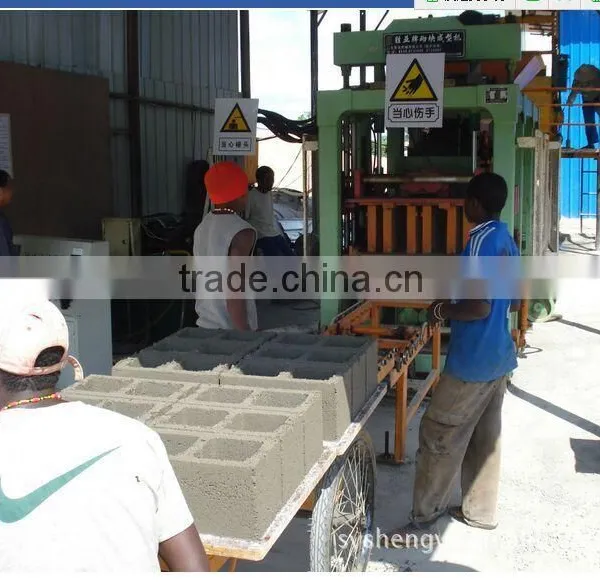 Shengya Germany Technology QT4-15 Automatically Concrete Fly Clay Hollow Block Machines,paver Machines,curb Making Machines photo-4