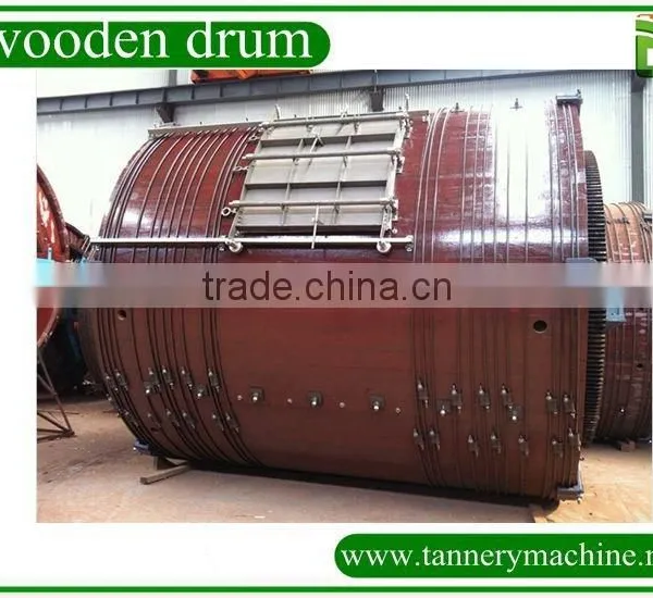Salted Raw Hides Leather Drum Wooden Drum photo-3