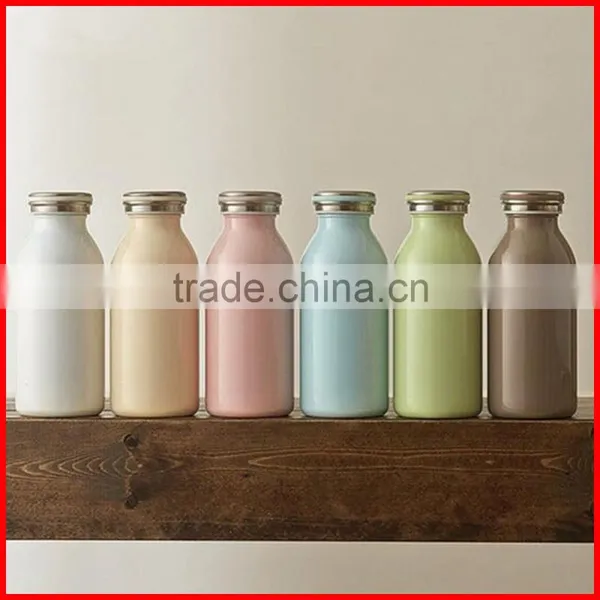 LOGO Customized Stainless Steel 304 Wholesale Ms& Children Gift Milk Bottle Thermos Flask Vacuum Cup photo-4