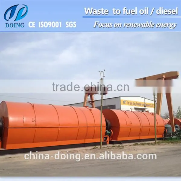 Fully Continuous Waste Tire/plastic Pyrolysis/recycling Plant for Fuel Oil photo-3